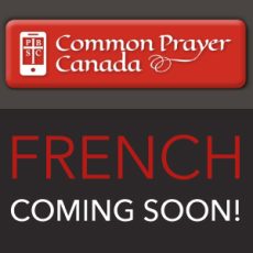 French - coming soon to the Common Prayer Canada app